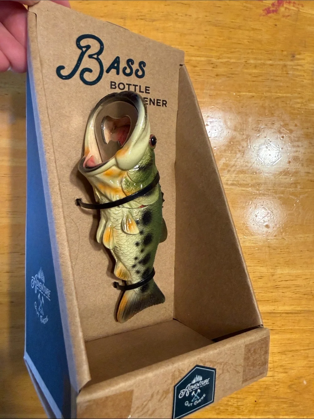 Bass Bottle Opener. New in package.